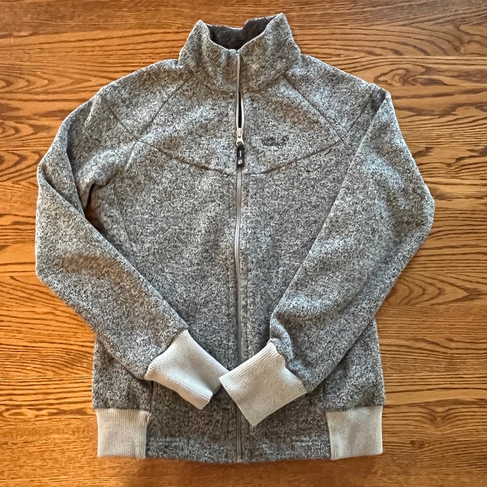 Jack Wolfskin Women’s Gray Fleece Jacket - Nanuk 300